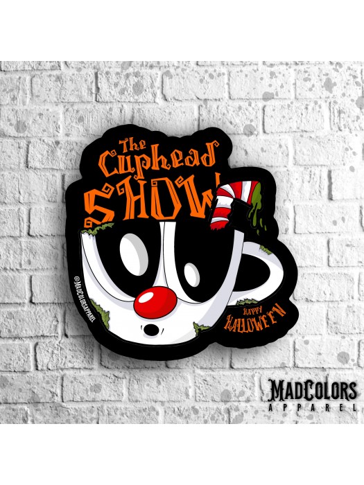 Стикер HALLOWEEN - CUPHEAD SHOW